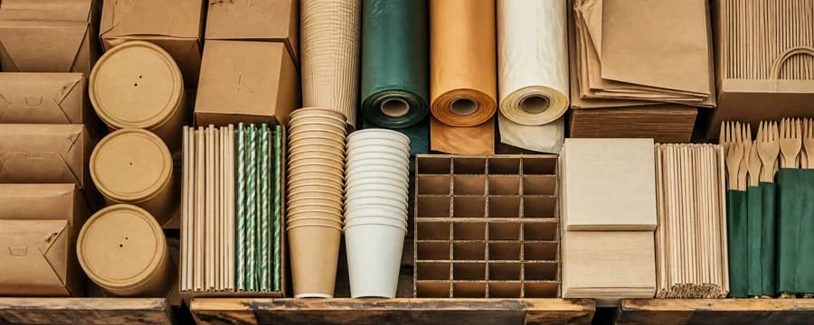 Envases y bolsas para planificar una compra mayorista